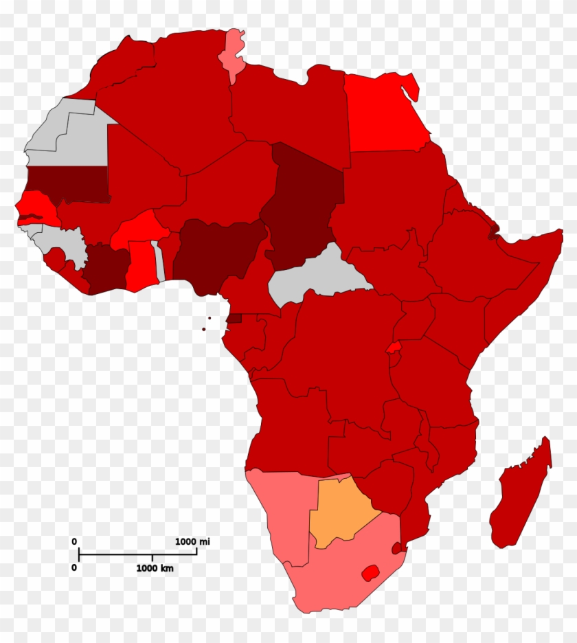 African Union Member States By Corruption Index - Africa Map #1443837