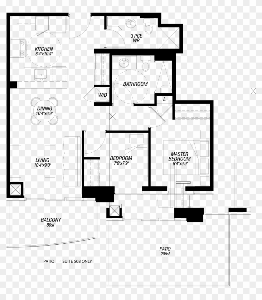 Download Floor Plan - Trinity Ravine Towers #1443897