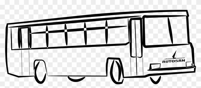 School Bus Yellow Drawing Motor Vehicle - Autosan #1443999