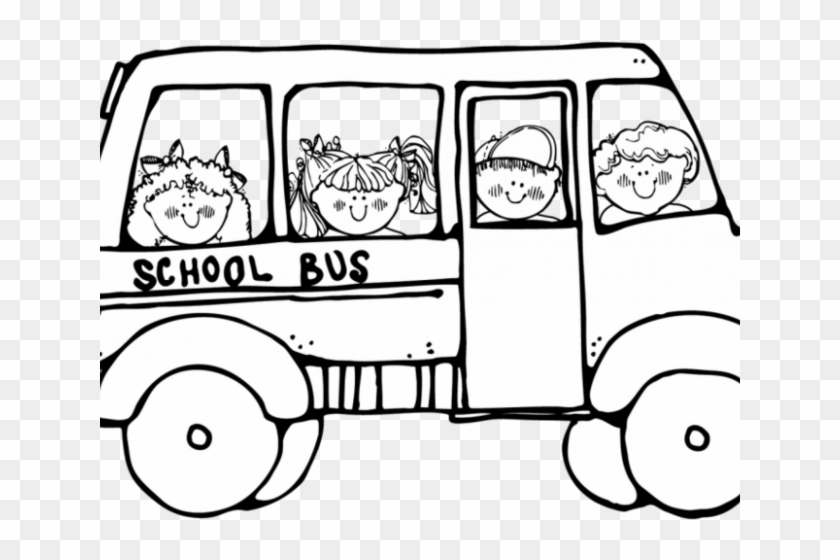 Bus Clipart Black And White - Dj Inkers School Clip Art Black And White #1444001