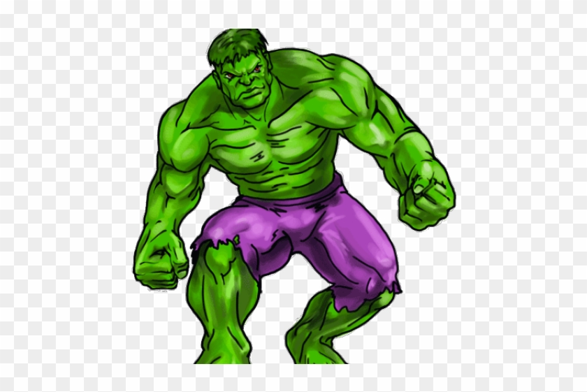 Hulk Clipart Step By Step - Incredible Hulk Cartoon Png #1444016