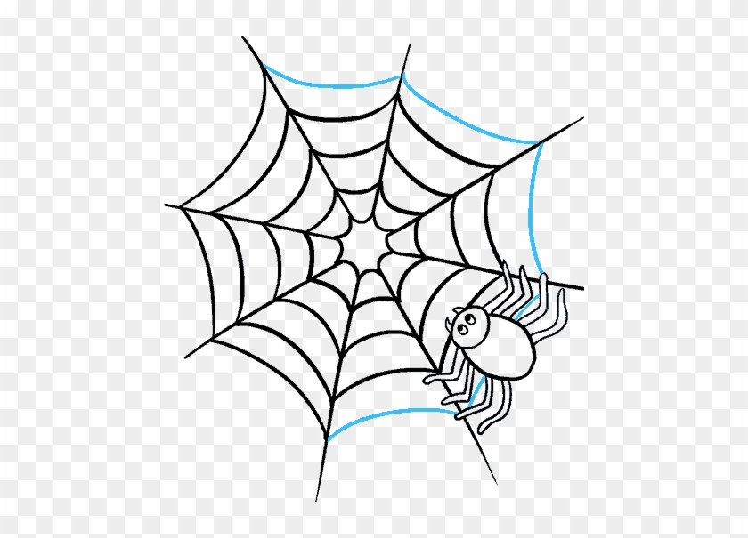 Jpg Freeuse Library Step By At Getdrawings - Step By Step Spider Web Easy #1444024