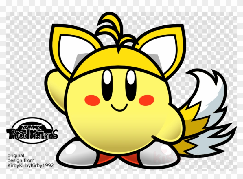 Kirby Tails Clipart Meta Knight Tails Sonic Chaos - Kirby Yellow #1444041