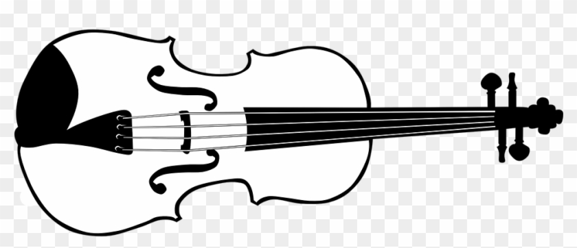 Drawn Violin Instrumental Music - Violin Clip Art #1444063