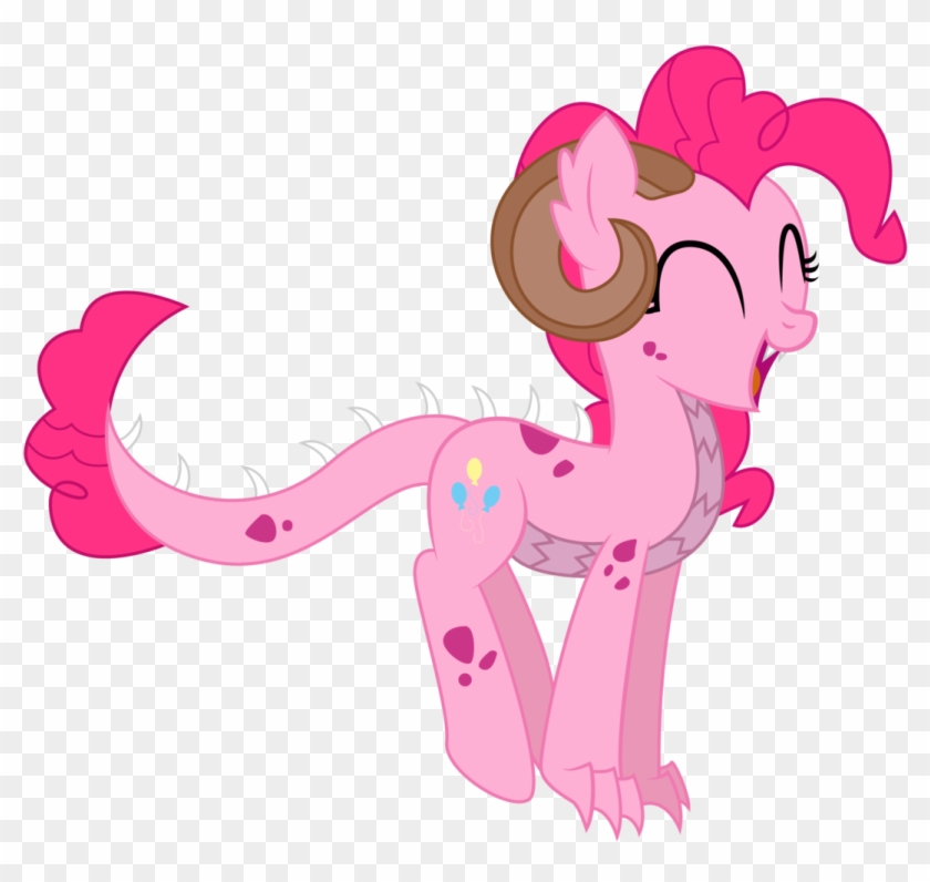 Dragonchaser123, Base Used, Dracony, Eyes Closed, Happy, - Bases My Little Pony Pinkie Pie #1444119