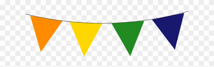 Decorations Clipart Festival - Party Triangle Banners Transparent #1444180