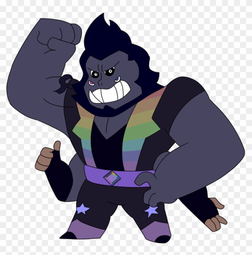 Gorilla Clipart Ferocious - Fusion Obsidian Steven Universe #1444228
