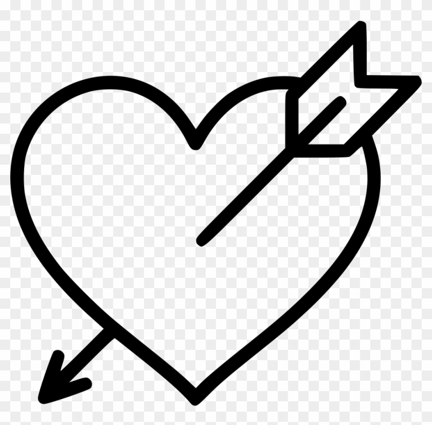 Love Valentine Santa Heart Arrow Svg Png Icon Free - Arrow #1444251