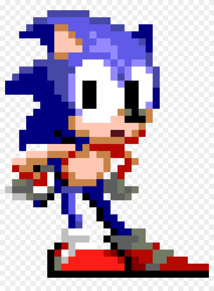 Please Help Deprecated With - Sonic The Hedgehog Pixel Art #1444292