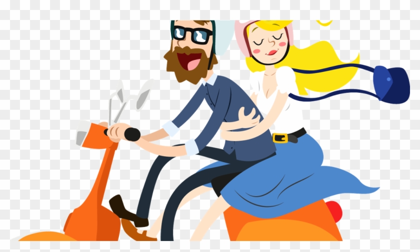 Hiker Clipart Person Lost - Gojek Cartoon #1444357