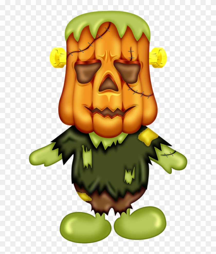 B *✿* Pumpkin Patches - Monster Halloween Clipart #1444466