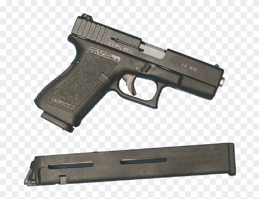 100 Clip Glock 23 Drum Vector Free Download - Glock #1444525