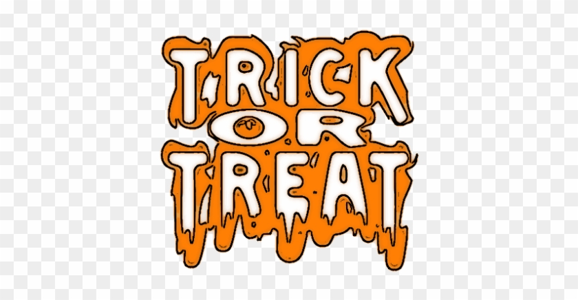 Trick Or Treat Transparent Image - Trick Or Treat Orange #1444612