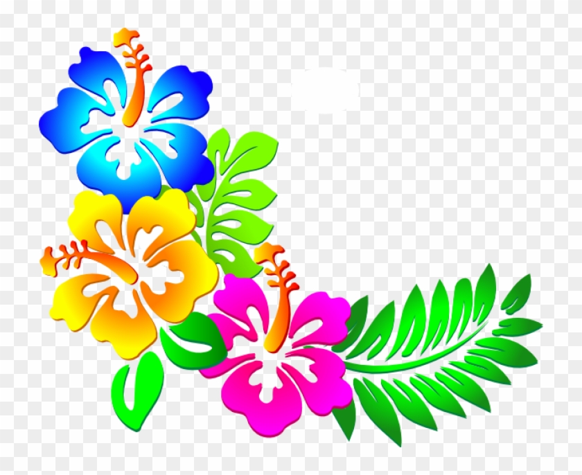 Permalink To Hawaiian Border Clip Art - Clipart Of Flowers Borders #1444617