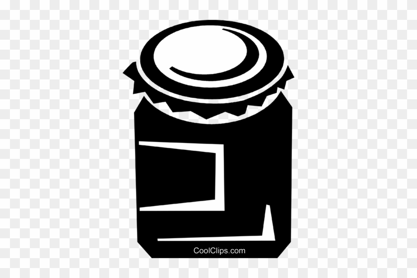 Jar Of Preserves Royalty Free Vector Clip Art Illustration - Potes De Conserva Vetores #1444802