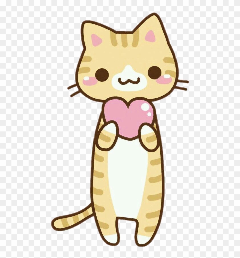 Cats Catcute Catkawaii Kawaii Orange Little Littlecat - Kawaii Valentines #1444859