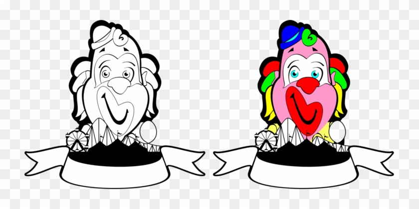 Clown Circus Humour Drawing Download - Free Clip Art #1444945