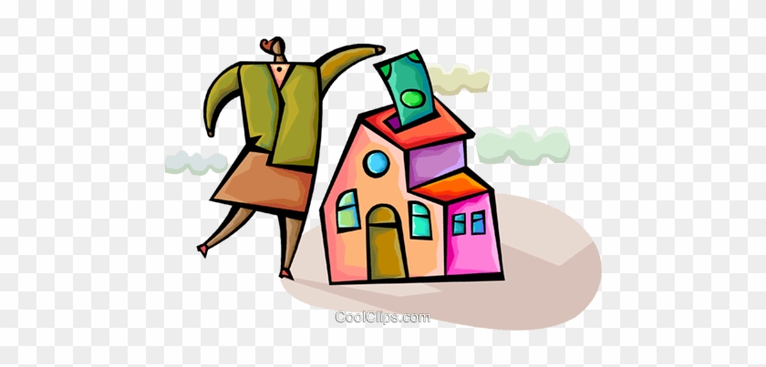 Mortgage And Loans Royalty Free Vector Clip Art Illustration - Mortgage And Loans Royalty Free Vector Clip Art Illustration #1445054