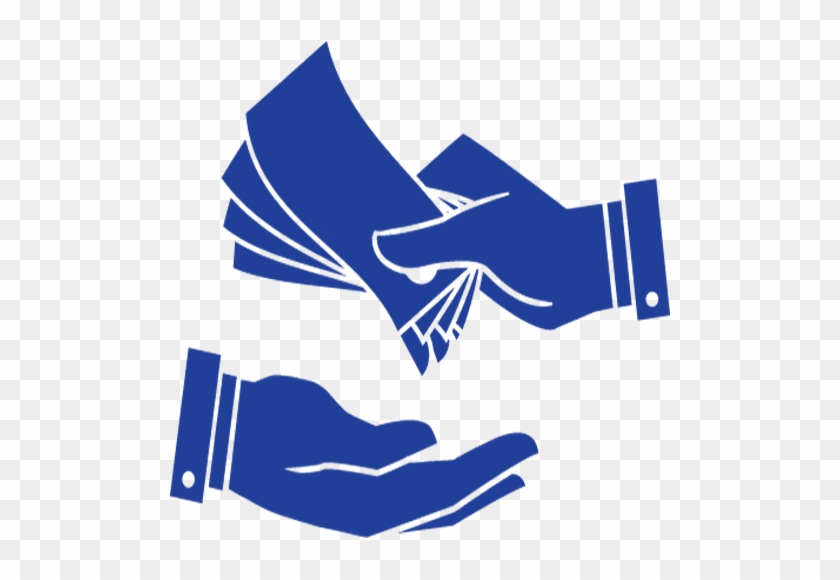 Transparent Stock Handshake Clipart Micro Finance - Hands Money Icon #1445062