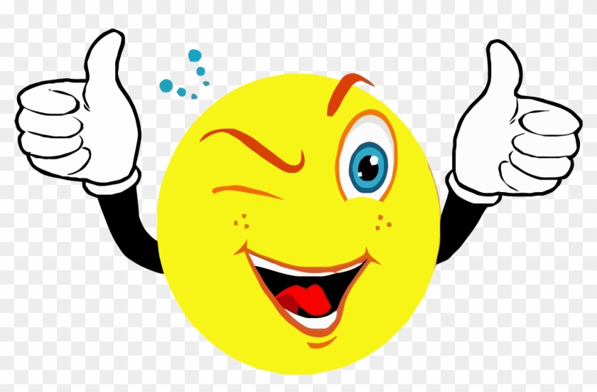 Smiley Face Clip Art - Smiley Face With Thumbs Up #1445095