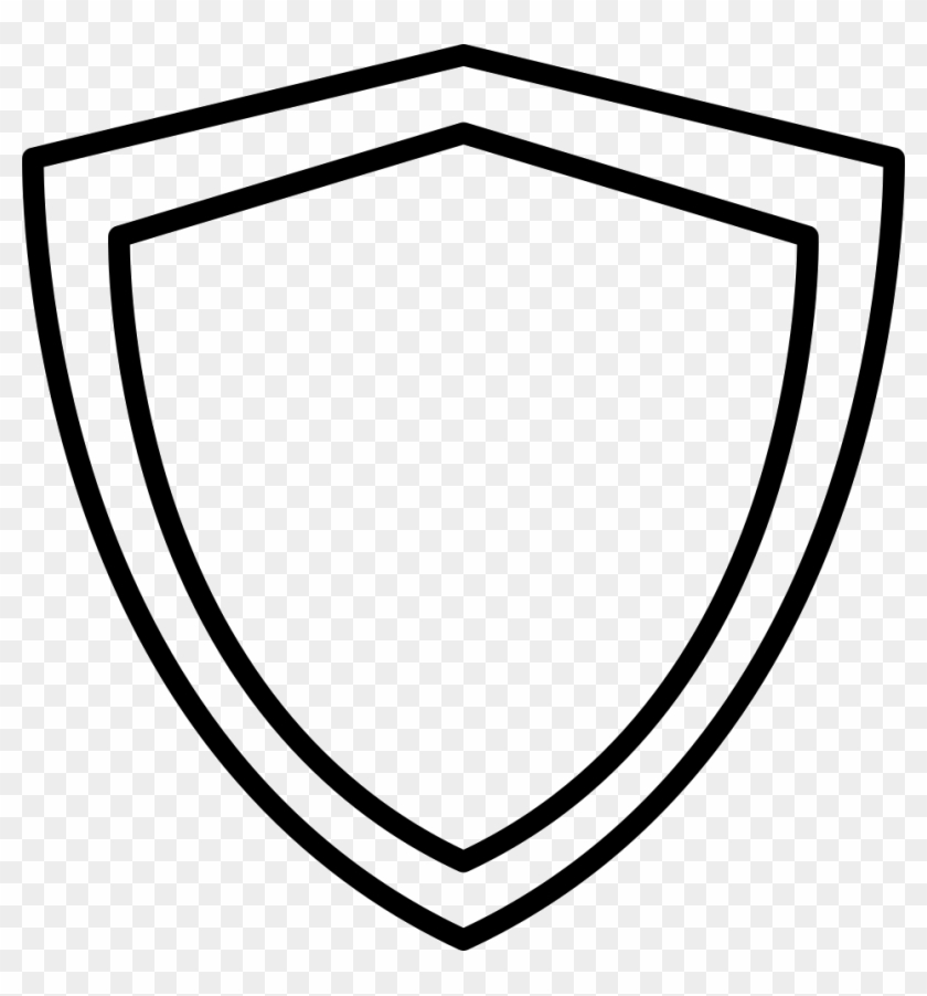Shield Outline Svg Png Icon Free Download 18047 Import - Outline Shield Icon Png #1445160