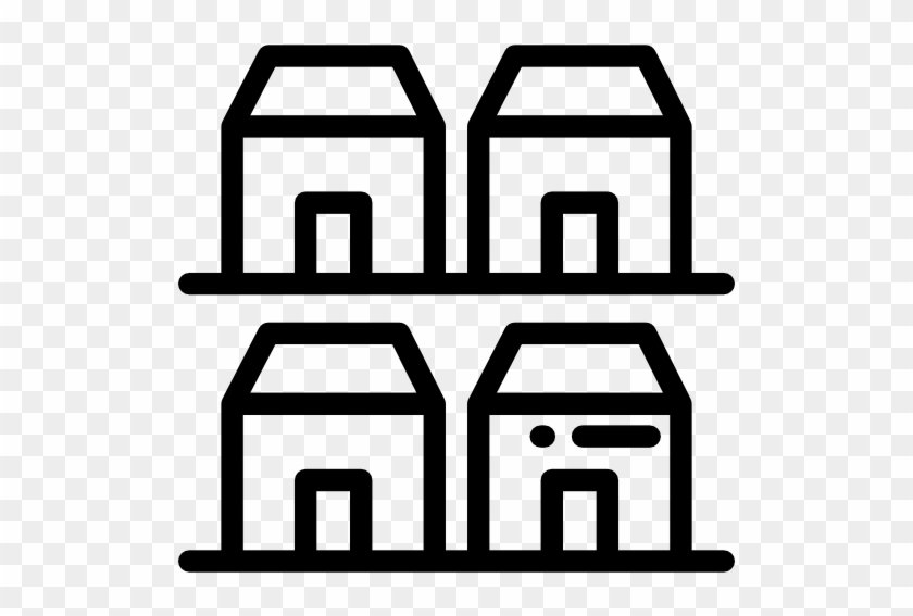 Image Freeuse Library Houses Homes Symbol House Buildings - Symbols For Urbanization #1445318