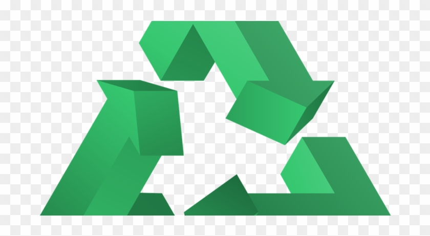 Green Building Three - Triangulo De Reciclaje Png #1445727