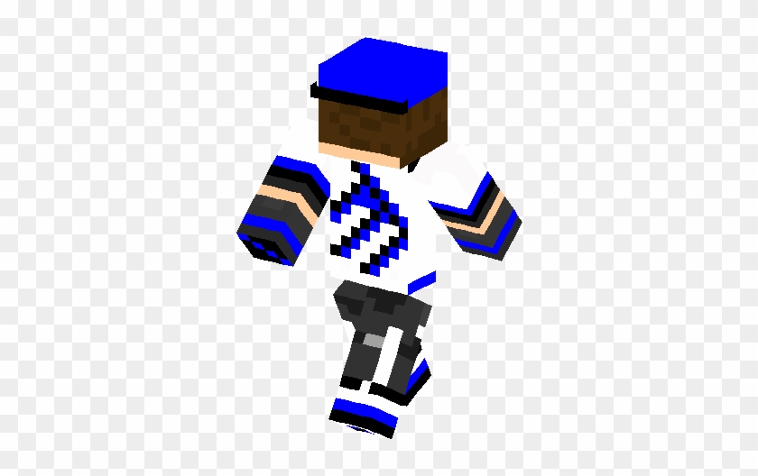 Blue Boy Backwards Hat Skin - Minecraft Skin Backwards #1445822