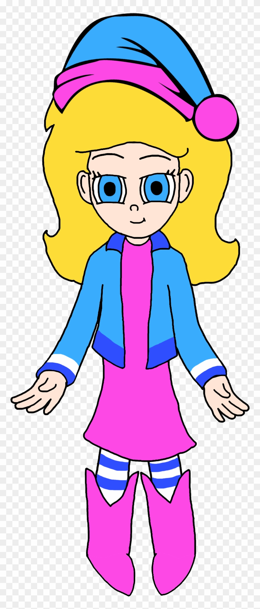 Jenny Chupa-chups With Her Winter Hat On - Cartoon #1445824