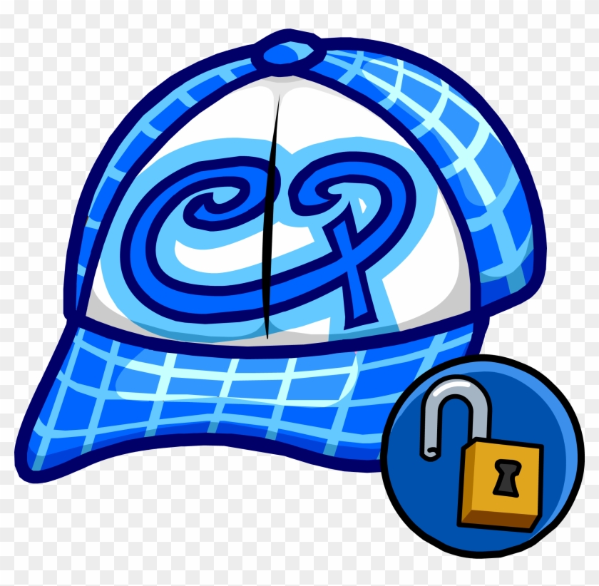 Blue Skater Hat - Club Penguin Cp Cap #1445877