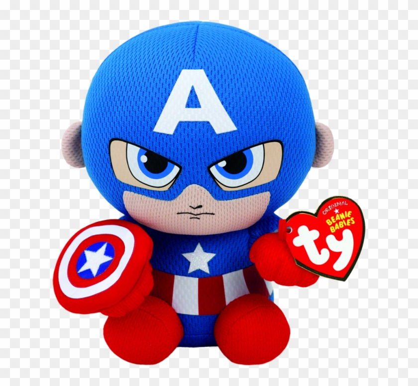 Baby Captain America Png Clip Art Transparent Stock - Captain America Beanie Baby #1445986