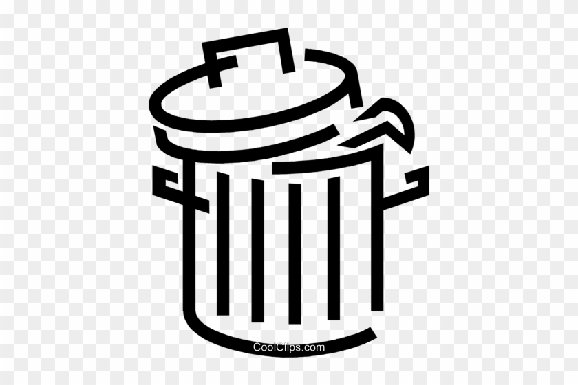 Trash Can Royalty Free Vector Clip Art Illustration Mulleimer Clipart Schwarz Weiss Free Transparent Png Clipart Images Download