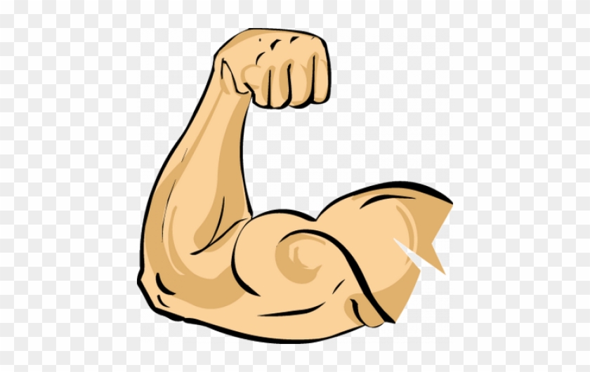 Bicep Clipart - Arm Making A Muscle #1446237.