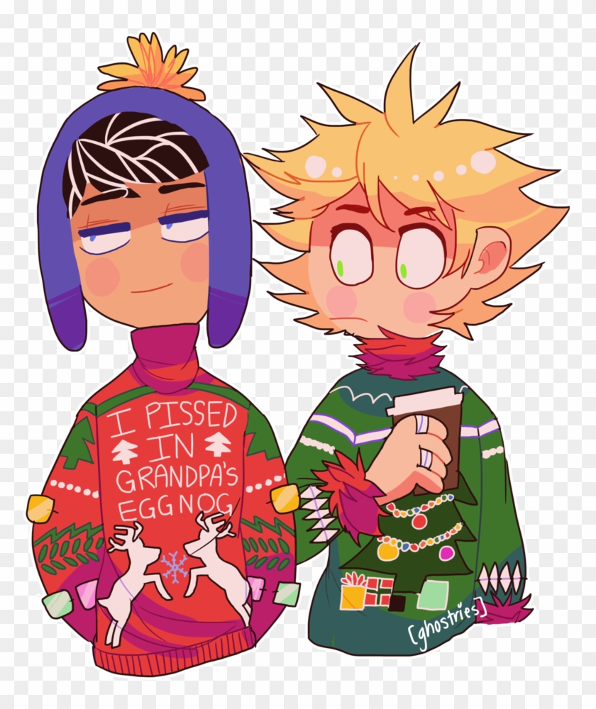 Ugly Christmas Sweaters Request By Arynetcomics On - Tweek X Craig Christmas #1446308