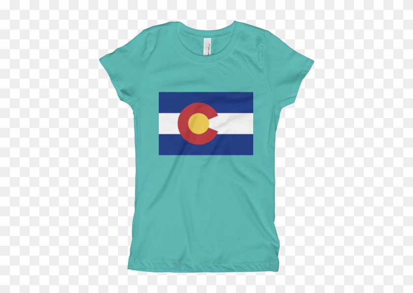 Home Colorado Plus Flag Girls Tshirt - Cute This Little Princess Is 8 Girls Birthday Tshirt #1446310