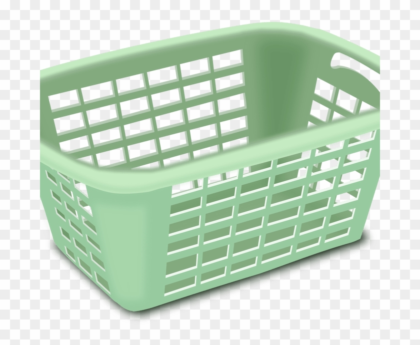 Clipart Plastic Laundry Basket - Laundry Basket Png #1446355