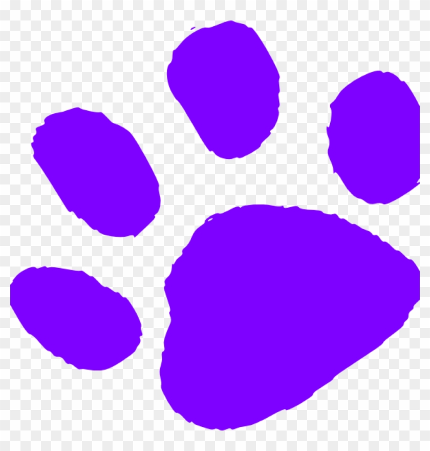 Purple Paw Print Purple Paw Print Clip Art At Clker - Talbot Humane #1446485