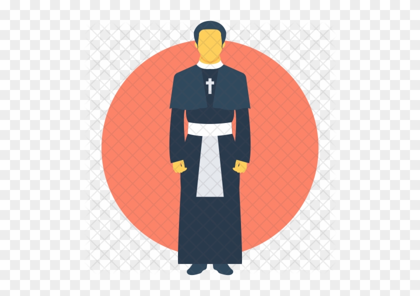 Png Transparent Religious Christian Church Father Icon - Priest Png Icon #1446537