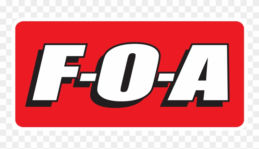 F Clip Inch Graphic Black And White - Foa Shocks Logo #1446638