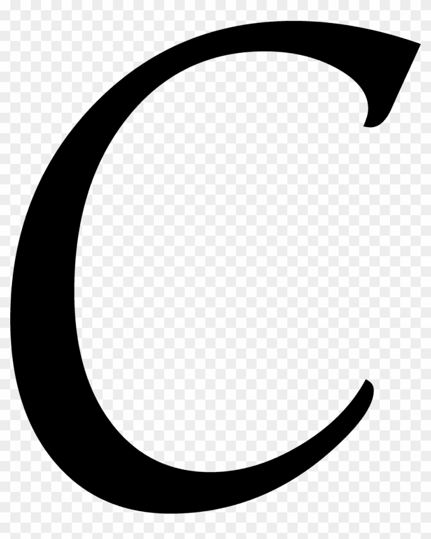 Clip Art C Monogram Clipart - C Style Letter Png #1446641