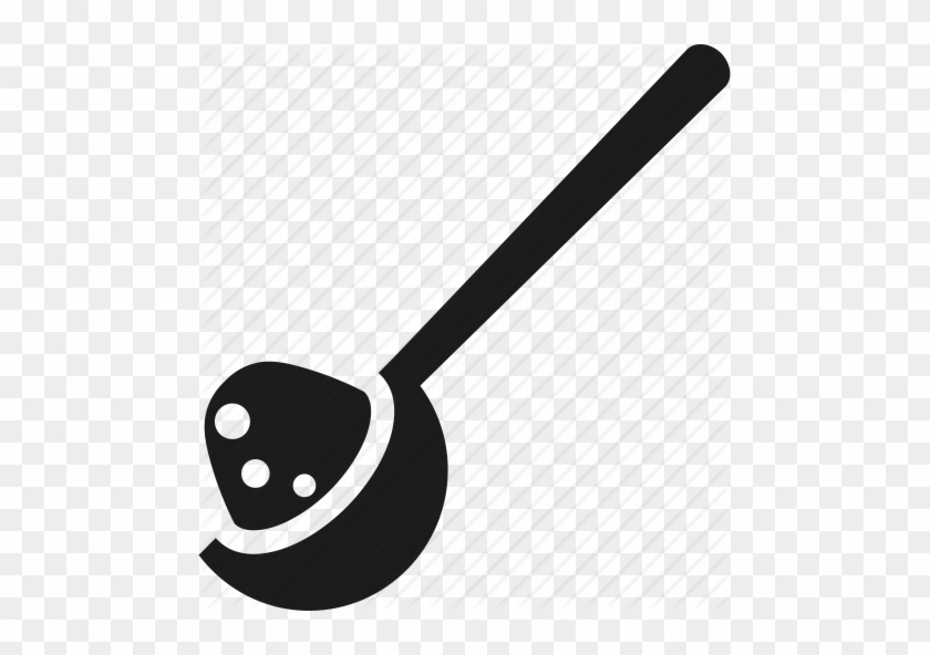 Sugar Vector Spoon Clip Art Black And White Stock - Chef Spatula Vector #1446727