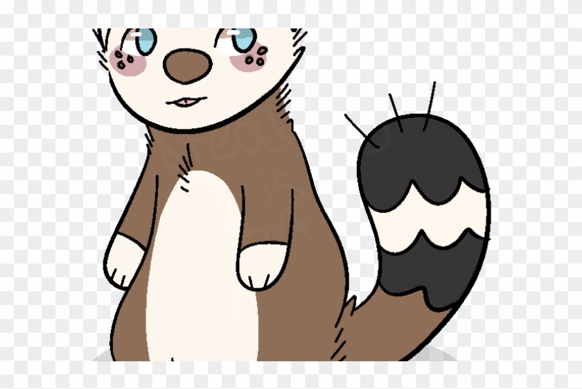 Otter Clipart Cute Anime - Black-footed Ferret #1446790