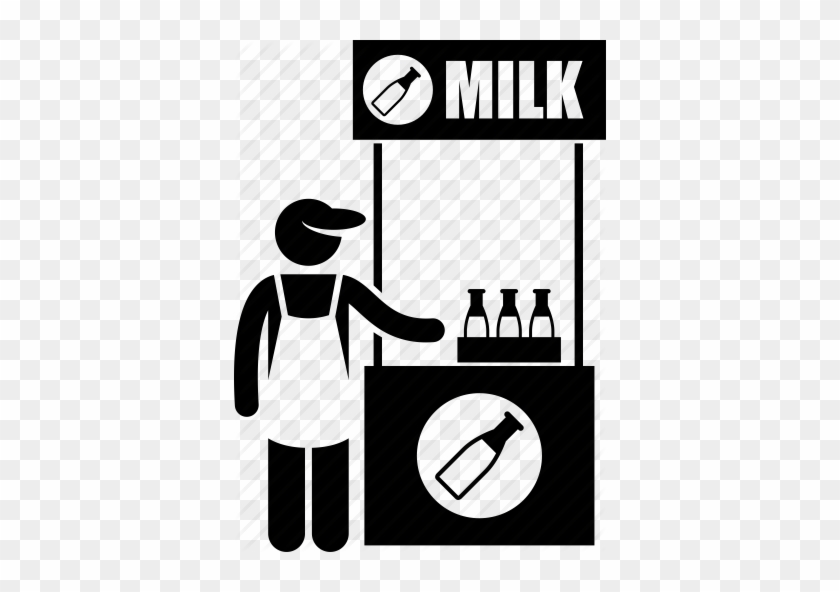 Clipart Milk - 0 - 0 - Promoter And Salesman' By Gan - Promotion Booth Icon #1446832