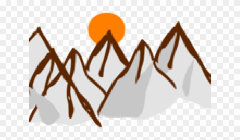 Range Clipart Mountain Sunset - Mountain Range Cartoon #1446842
