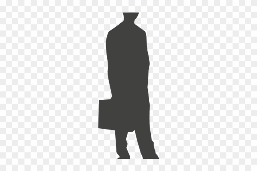 Businessman Clipart Briefcase Silhouette - Businessperson #1446925