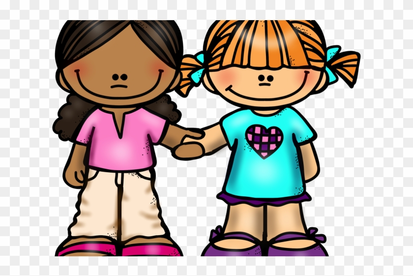 Cross Clipart Teacher - Clip Art Two Friends #1446971