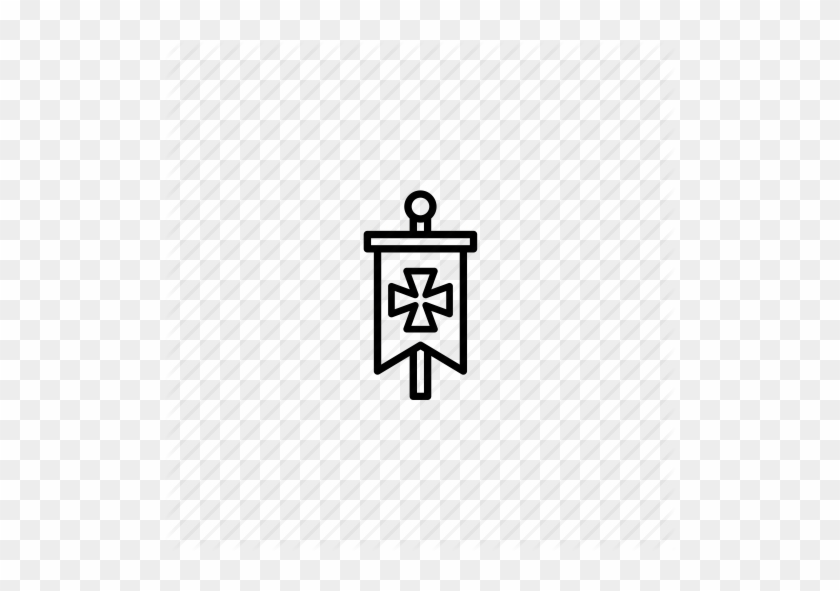 Clipart Royalty Free Stock By Beguima Flag Mediaeval - Medieval Banner Icon #1447009