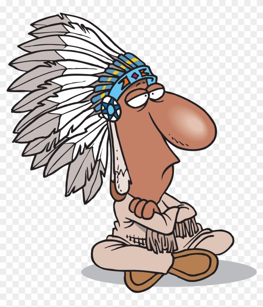 Pottery Clipart Indian Navajo - Cartoon Chief #1447051