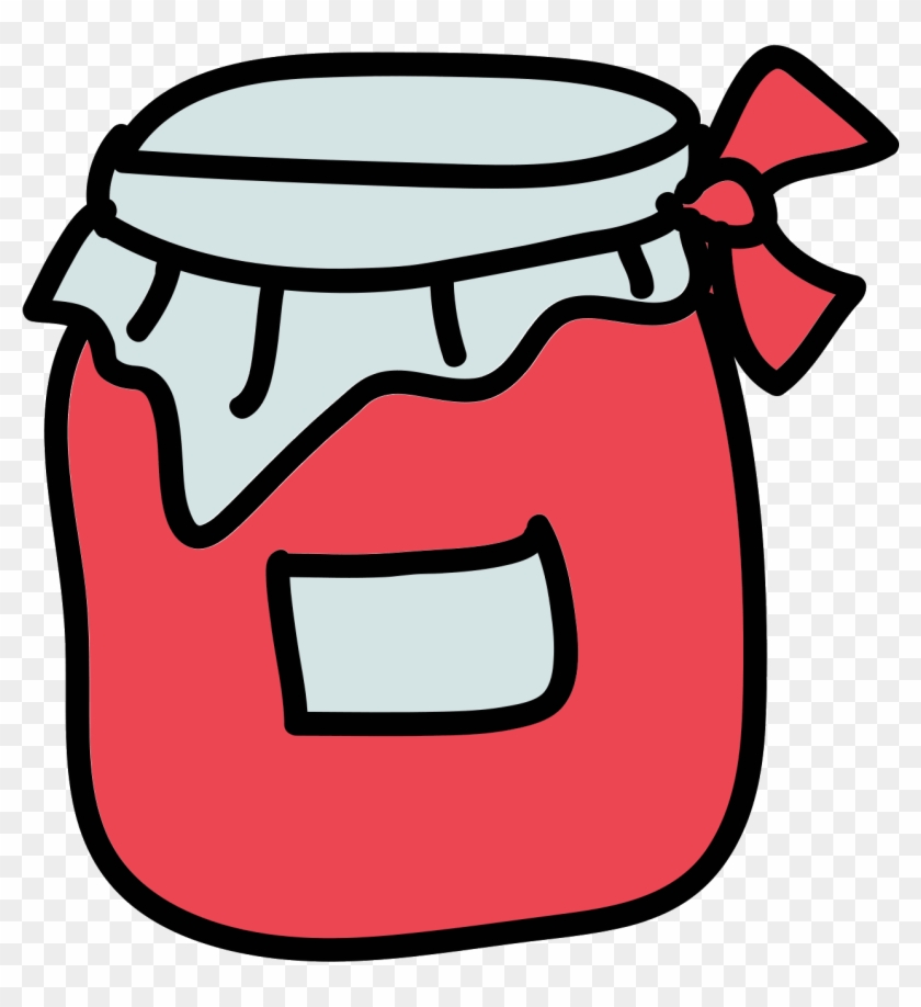 Jam Icon Free Download - Cartoon Picture Of Jar #1447172