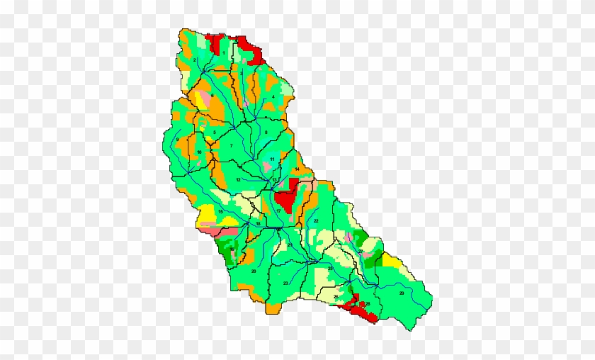 Watershed J 2003 Land-use Cover - Subbasin #1447207